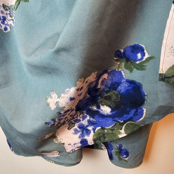 Intimately Free People Cascades Floral Halter Mini Slip Assymetrical Dress, M - Picture 7 of 10